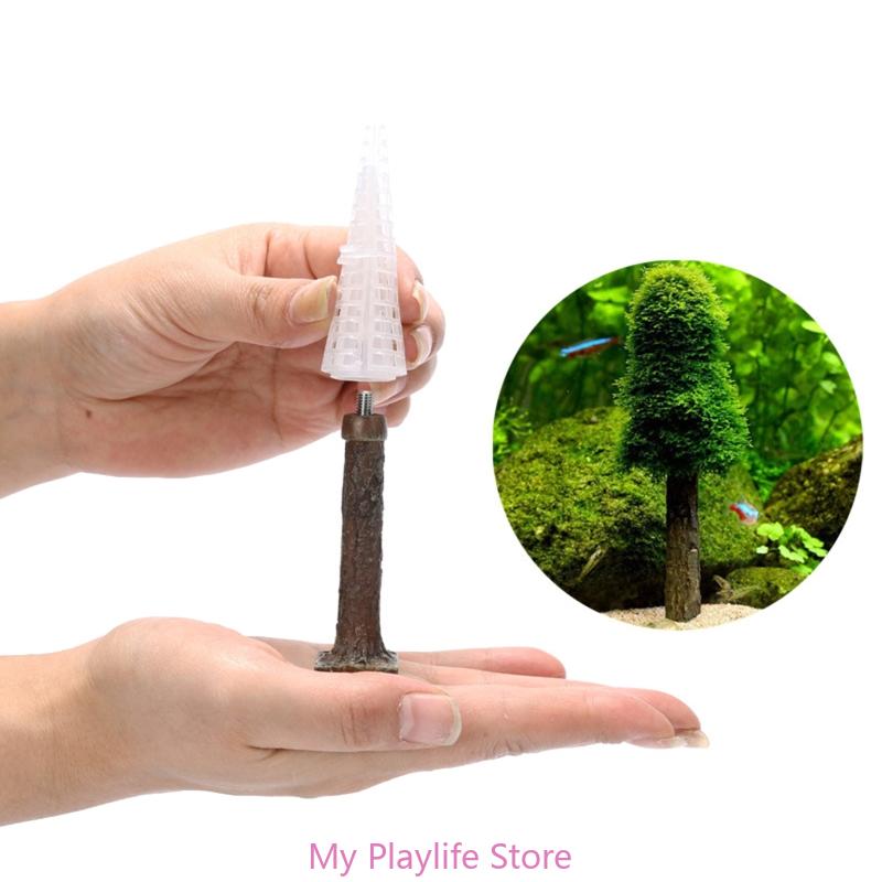 Planted Aquarium Moss - Декоративное украшение для аквариума, держатель для