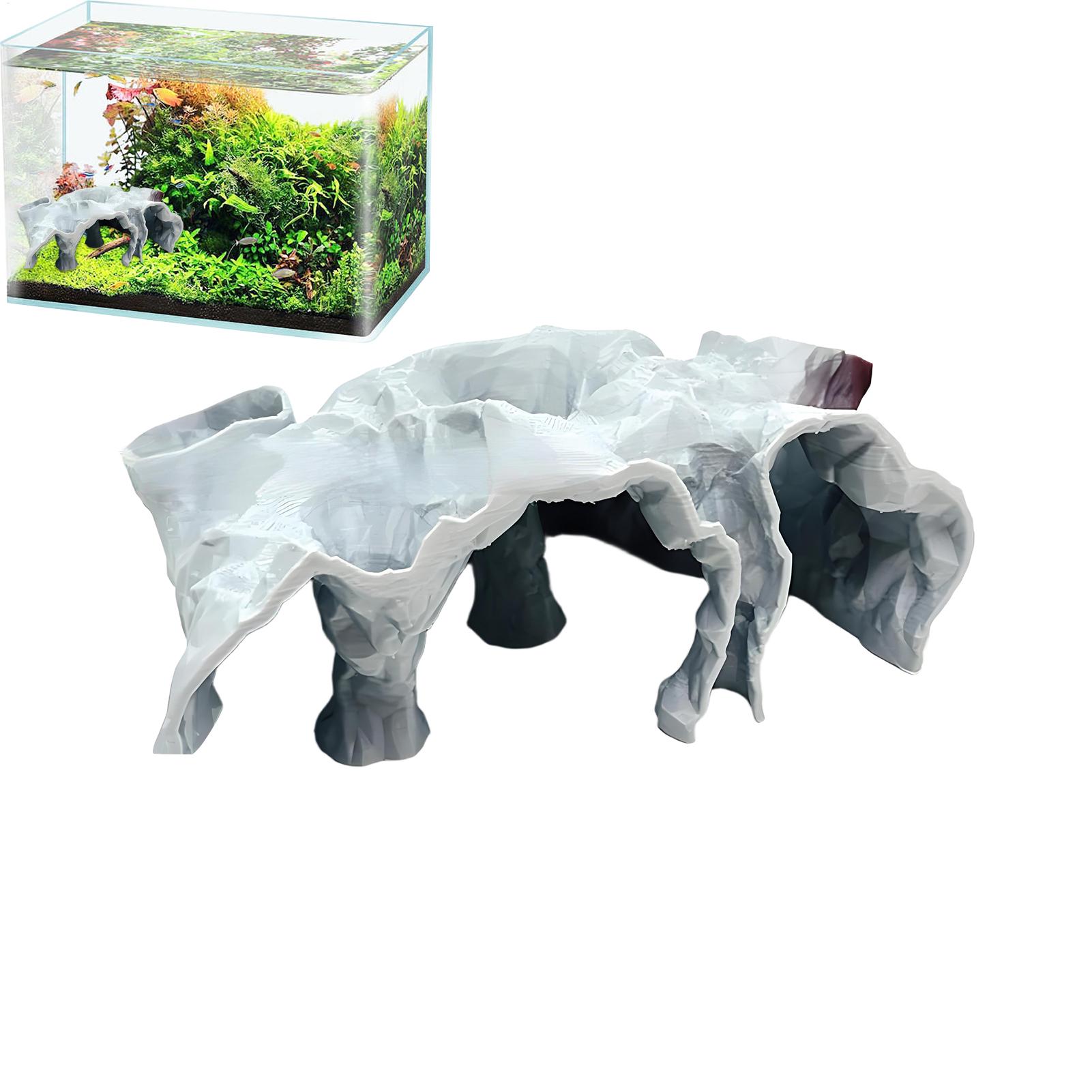 Planted Aquarium For Betta - Пещера-тоннель для аквариума, укрытие для разведения
