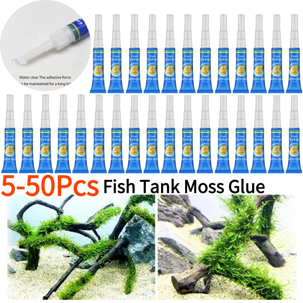 Aquarium Plant Glue - 50-5 шт., клей для ландшафтного дизайна