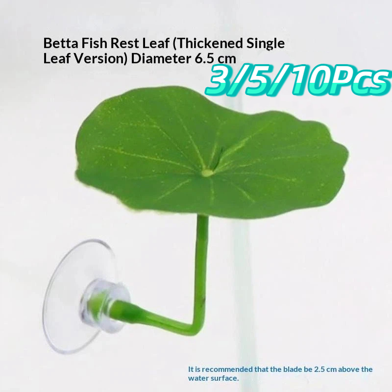 Planted Aquarium For Betta - 3/5/10 шт. пластиковые искусственные листья лотоса