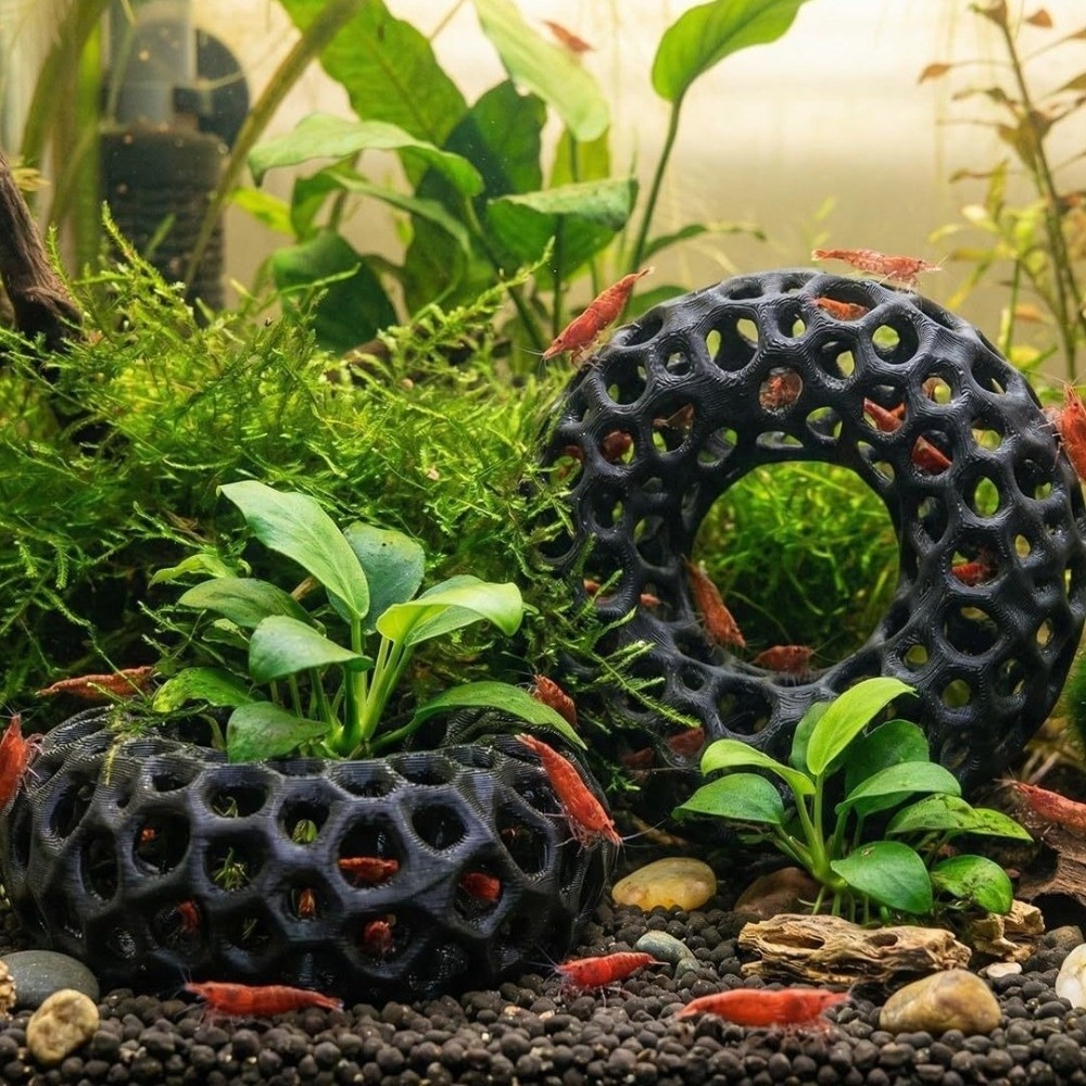 Planted Aquarium Moss - 3D-печатная пещера-укрытие для рыб и креветок