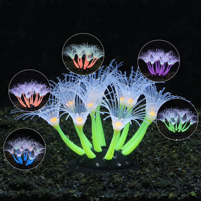 Силиконовые светящиеся искусст – обзор и цена Aquarium Plant Live