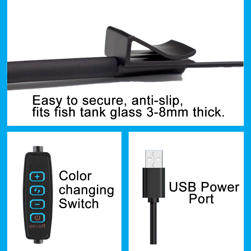 USB светодиодная лампа для акв – обзор и цена Aquarium Plant Display