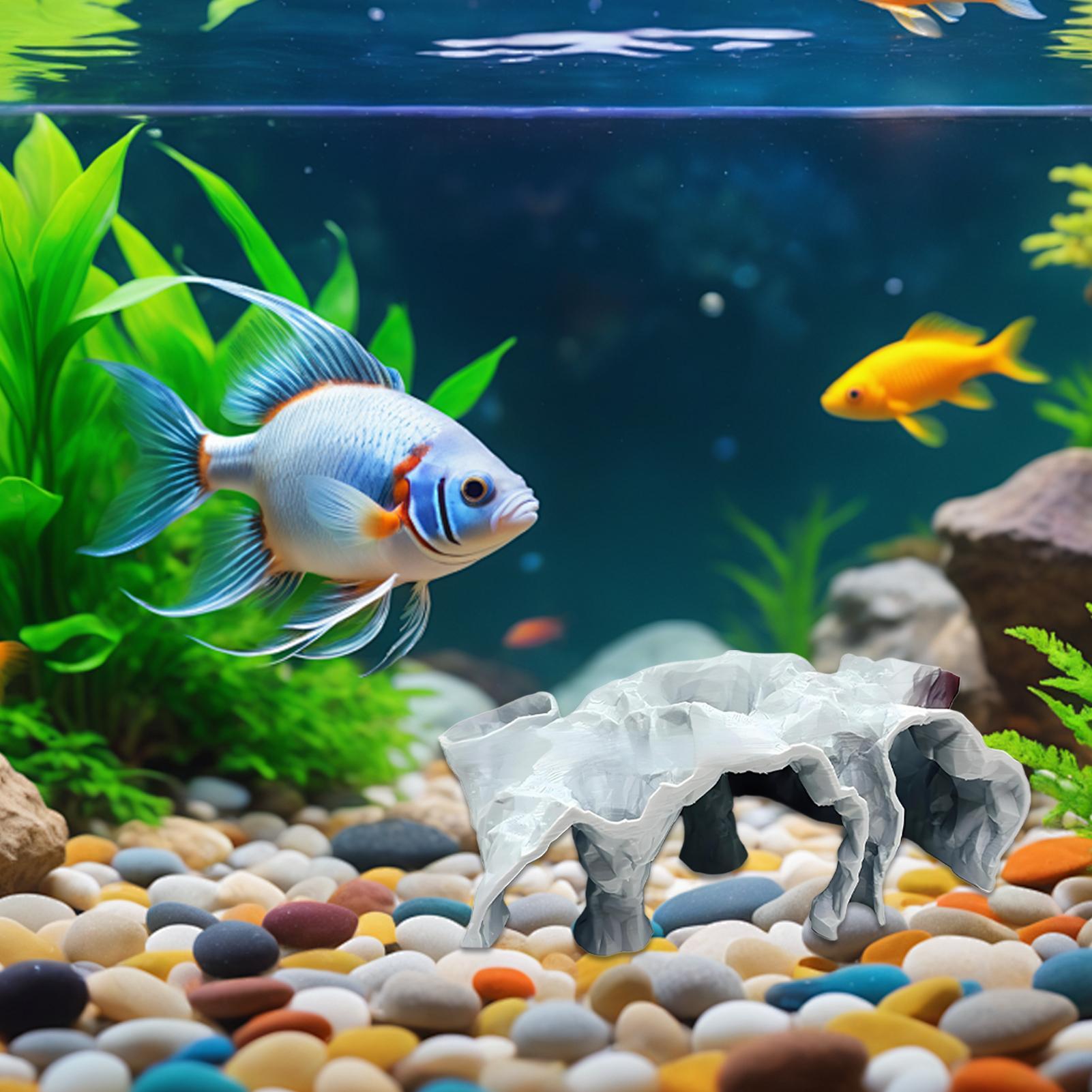 Пещера-тоннель для аквариума,  – обзор и цена Planted Aquarium For Betta